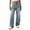 Blue, variant on Tittly Palazzo Pants Jeans for Women Low Jeans For Women Mom Jeans Wide Straight Leg Baggy Jeans Vintage Denim Pants Streetwear Baggy Pants Pants for Women Trendy Black L
