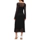 thumbnail image 3 of INSPIRE CHIC Vestido de Maternidad de 2 Piezas para Mujeres con Malla y Costura Lateral Ajustada para Invitadas de Boda, Fiesta de Cóctel, Embarazo, Talla XL, Negro, 3 of 6