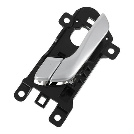Unique Bargains Front Driver Side Interior Door Handle for Hyundai Santa Fe 2013-2018 Inside Door Handle No.826102W000 Black Silver Tone 1 Pc