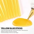 thumbnail image 2 of 10X Dent Repair Glue Sticks Paintless Dent Repair Tool Glue Sticks for Hot Glue - Car Repair Dent Remover Tool Yellow, 2 of 8