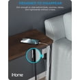 thumbnail image 5 of iHome 65W Ultra Slim Wall Charger, Dual USB-C Ports with GaN Technology, Charges 2 Devices, Folding Prongs, Travel Friendly, Black, 5 of 8
