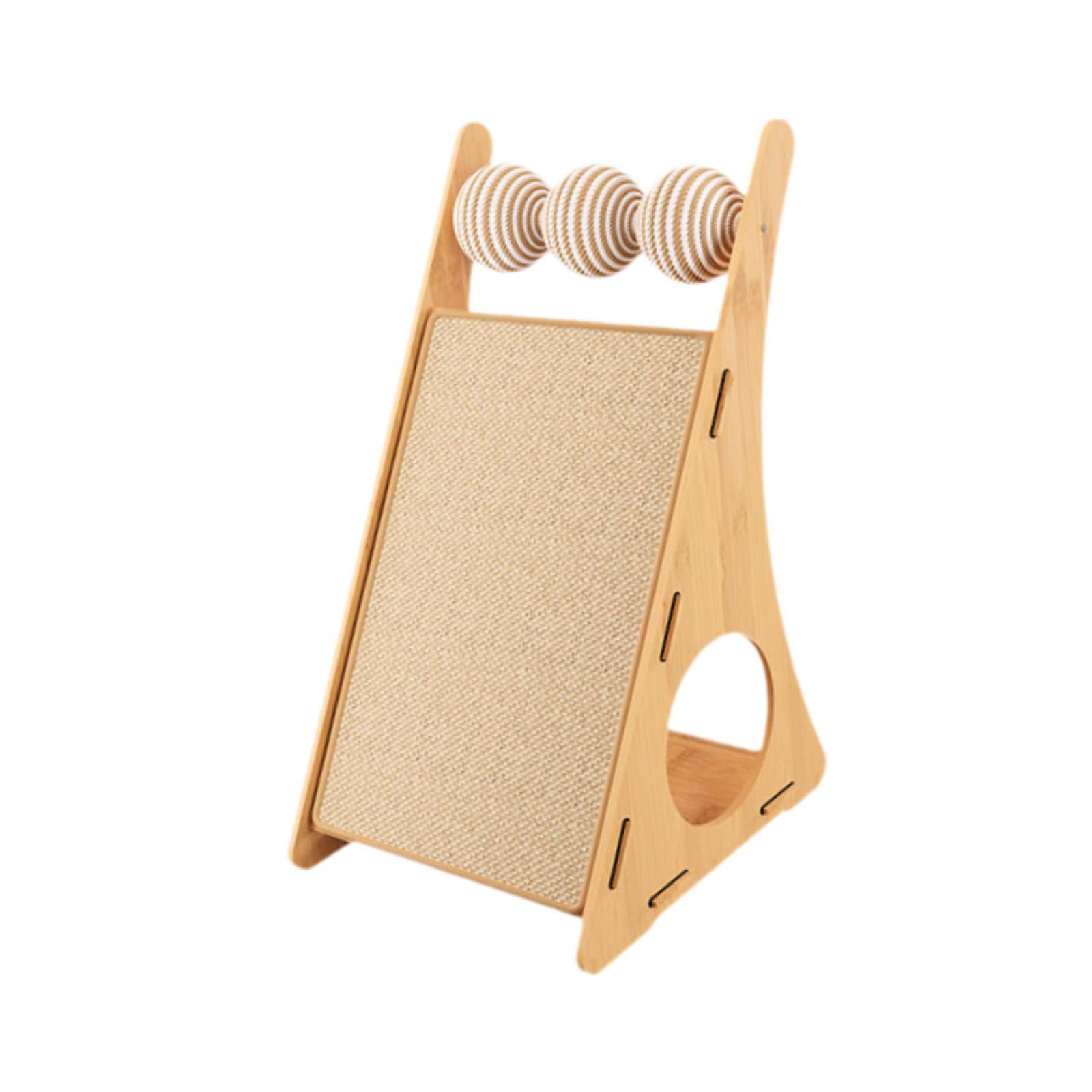 Bothyi Cat Scratching Board Cat Interactive Toy Playing Resting Stylish Grind Claws for Bottom Balls