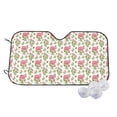 thumbnail image 2 of Lsque Rose Flowers Car Windshield Sun Shade | Accordion Folding Style Auto Shade for Car Truck SUV Van | Blocks UV Rays Sun Visor Protector | Small, 2 of 7