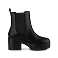 thumbnail image 3 of BLISSFUL STEP Women's Boots Platform Block High Heels Ankle Boots Black 6, 3 of 7