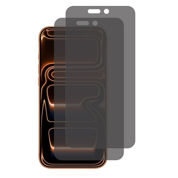 PAPAUTOP [2 Pcs] for iPhone 17 Pro 2025 Privacy Anti-Spy Easy Installation Tempered Glass Screen Protector