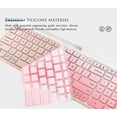 thumbnail image 3 of Keyboard Cover Skin Compatible with Logitech K585 Keyboard, Logitech K585 Slim Wireless Keyboard Protective Skin Cover Accessories - Gradual Pink, 3 of 5