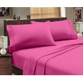 thumbnail image 1 of Hotel Luxurious, 1800 Series, 4pc Sheet Set Branch (Full, Hot Pink), 1 of 1