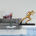 thumbnail image 2 of Figuras de resina modernas y coloridas, de arte abstractas de Feng Shui, colección de esculturas de animales para sala de estar, entrada, mesa,, 2 of 8