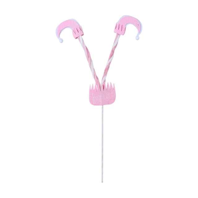 Pink Christmas Tree Cuttings Made From Plastic Material Measure 22.83 Inches Long Available In Pink Red And Green Colors Perfect For Enhancing Artificial Or Natural Christmas Trees
