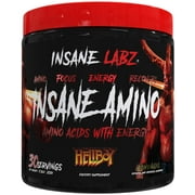 Insane Amino Hellboy Edition Intraworkout Powder, Lemonade, 30 Servings