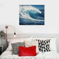 thumbnail image 4 of ONETECH Landscape Poster Canvas Wall Art Huge Waves Storm Tsunami Sweeping Artwork Home Decor Room Decor, 4 of 4