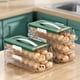 thumbnail image 1 of Estante para Huevos en Puerta de Refrigerador | Organizador Retráctil Rodante para Huevos o Rollos de Pollo | Soporte de Plástico Ajustable que Cabe en la Mayoría de Puertas Laterales de, 1 of 3