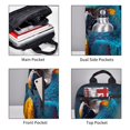 thumbnail image 3 of Disketp Modern Style Blue Parrot Mochila Ligera e Impermeable, Mochila de Día Resistente para Viajes, Senderismo y Uso Diario para Hombre y Mujer, 3 of 7