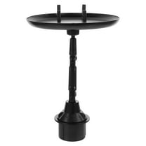 Worgeous Adjustable Car Food Holder Big Cup for Tray Vehicle Travel Black