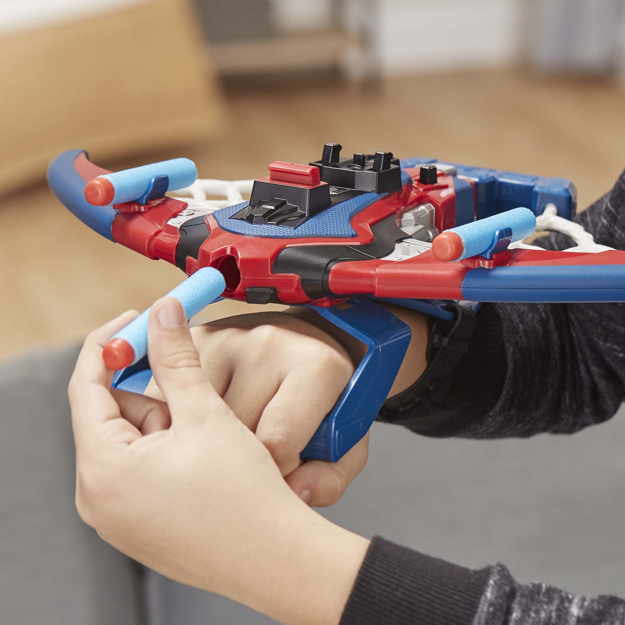 Marvel Spider-man Web Shots Spiderbolt NERF Powered Blaster Toy Ages 5 for sale online 
