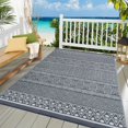 thumbnail image 1 of Alfombra de exterior SAND MINE, reversible, gris y blanco, 180 x 270 cm, 1 of 7