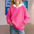 thumbnail image 2 of Mercatoo Cute Hoodies for Teen Girls Boys Trendy Pullover Hoodie Long Sleeve Preppy 𝐇ooded Sweatshirts Aesthetic School Tops, 2 of 8