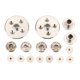 thumbnail image 4 of 16PCS RC Car Metal Gear Engranajes de Conducción Diferencial Compatibles con Wltoys 144001 1/14 RC Model Car(Plata) Amonsee No, 4 of 6