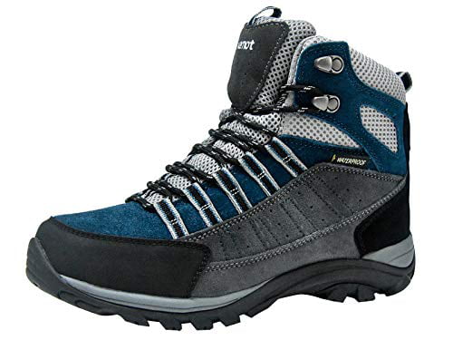 riemot Womens Waterproof Hiking Shoes Lightweight Trekking Trail Running Shoes