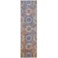 thumbnail image 2 of Nourison Global Vintage Geometric Multicolor 2'4" x 8' Area Rug, (2x8), 2 of 7
