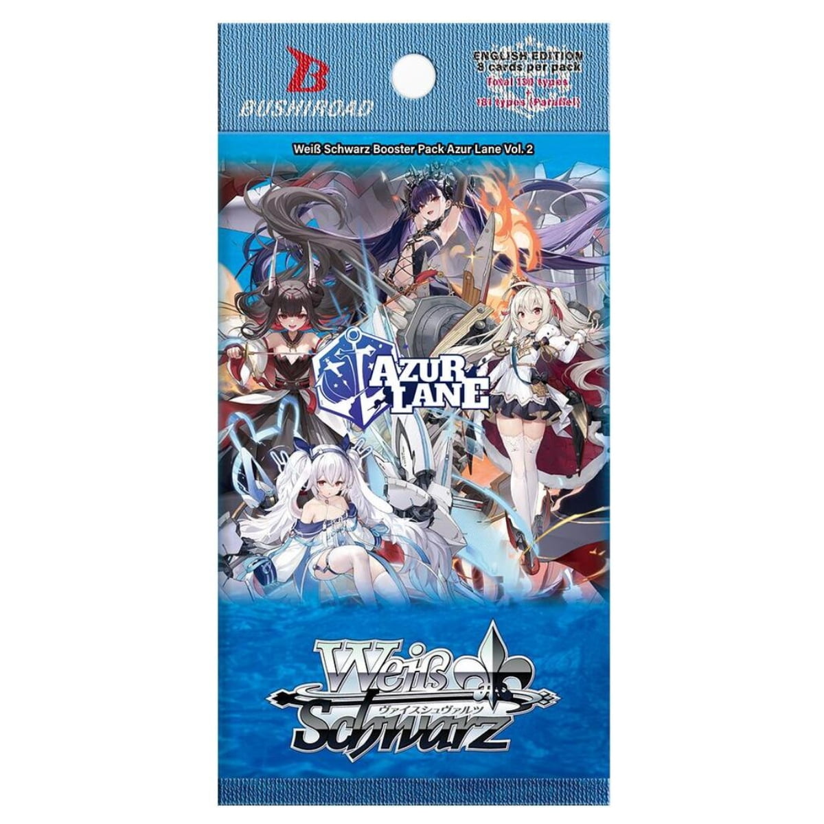 Bushiroad Weiss Schwarz Azur Lane Vol.2 Booster Box, 130+181 cards