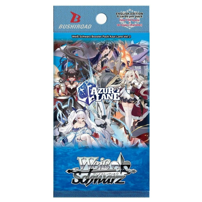 Bushiroad Weiss Schwarz Azur Lane Vol.2 Booster Box, 130+181 cards