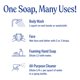 thumbnail image 4 of Jab&#2013265923n l&#2013265933quido de Castilla puro Dr. Bronner's (menta, 473 ml, paquete de 2) - Hecho con aceites org&#2013265921nicos, 18 en 1. Usos: rostro, cuerpo, cabello, rop, 4 of 8