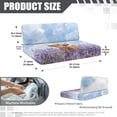 thumbnail image 7 of Yuyamidu Highland Cow RV Dinette Cushion Covers Lavender RV Couch Covers for Sofa Replacement RV Cushion Covers Set Stretchable Camper Cushion Slipcovers, 7 of 7