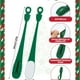 thumbnail image 3 of Perchas de guirnalda navideña para la repisa | Ganchos de silicona elásticos | Color verde festivo | Correas de 7,87 pulgadas | Juego de 6 | Almohadillas adhesivas reutilizables | Sin daños para, 3 of 6