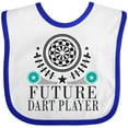 thumbnail image 3 of Inktastic Future Dart Player Dart Board Boys or Girls Baby Bib, 3 of 4