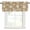 Brown, variant on Valances for Windows, Beige White Starfish Coastal Light Filtering Window Treatment Valances for Living Room/Bedroom, Nautical Summer Ocean Abstract Art 42"x 12" Rod Pocket Kitchen Curtains