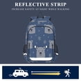 thumbnail image 5 of FORMRS Unisex School Backpack 17" Student Travel Bag with Laptop Compartment, White Polar Bear, 5 of 7