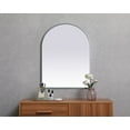 thumbnail image 7 of Metal Frame Arch Mirror 27x36 Inch in Brass, 7 of 7