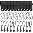 thumbnail image 1 of Ball Bungee Cords For Canopy, Heavy Duty Tarp Bungee Looped Bungee Cords, Elastic String Reinforced With Weather Resistant Material, Secure Cargo For Outdoor Activities, 30Pcs, 1 of 5