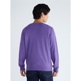 thumbnail image 3 of Free Assembly Men's V-Neck Sweater with Long Sleeves, Midweight, Sizes XS-3XLT, 3 of 6