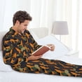 thumbnail image 5 of KLL German Shepherd Dog Sleepwear Mens Flannel Pajamas,Long Cotton Pj Set, 5 of 7