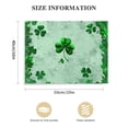thumbnail image 3 of Acheng St. Patrick's Day Canvas Wall Art Framed Wall Decoration Green Shamrock Wall Lucky Leaf Clover Aesthetic Wall Artwork Ready to Hang Wall Pictures for Living Room Bedroom Decor  pattern3, 3 of 6