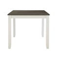 thumbnail image 6 of Pemberly Row Wood Five Piece Dining Set in Vanilla White and Gray, 6 of 19