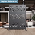 thumbnail image 2 of Modern Shade 4x6 FT Artistic Metal Privacy Screen - Space Division, 2 of 7
