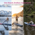 thumbnail image 5 of Rayocon Inflatable Paddle Board for Adults, 10' Stand Up SUP Board, Lightweight All-Around Paddle Board with Non-Slip EVA Deck for Youth & Adults, 5 of 7