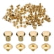 thumbnail image 1 of Uxcell 50 juegos M5 x 9mm Tornillo Chicago, tornillos de cabeza Phillips metálicos para unir remaches de cuero, tono dorado, 1 of 6
