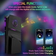 thumbnail image 5 of Faceplate for PS5 Pro Disc Edition with RGB Light Strip and Dust Filter with Cooling Vents Uberwith 400+ Effects LED Light Ring Console Face Plate Cover DIY Decoration Kit Accessories Black, 5 of 9