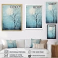thumbnail image 4 of Designart "Tranquil Blue Moon" Moon Floater Framed Wall Art Living Room, 4 of 5