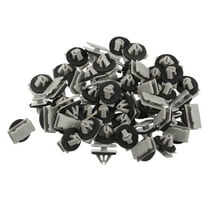 Unique Bargains W Type Trim Clips for Jeep Grand Cherokee 2012-2021 Plastic No.68172491AA Beige 50 Pcs