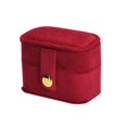 thumbnail image 2 of YardChic Velvet Wedding Ring Pillow Box, Ring Bearer Box, Wedding Pillow for Rings, Mini Ring Holder Pouch Box, Earrings Storage Box for Proposal Engagement Wedding Ceremony Party, 2 of 8