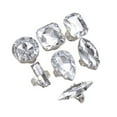 thumbnail image 7 of Misright 7Pieces Modern Sparkling Drop Shaped Cocktail Rings With Ergonomic Designs, 7 of 7