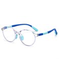 thumbnail image 1 of Gafas para niños, gafas anti luz azul para hombres y mujeres, gafas planas TR90 para estudiantes, montura redonda, 1 of 6
