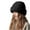 Black, variant on SHTXOZHI Bucket Hats for Women Winter Plush Warm Fisherman Cap Cold Weather Outdoor Snow Ski Cap