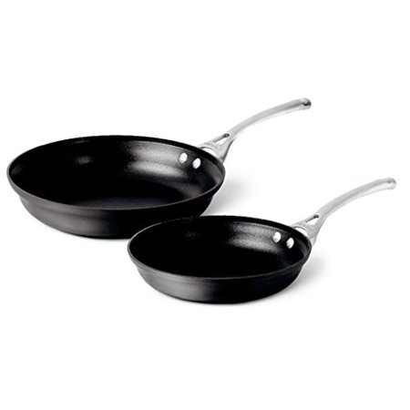 Calphalon Contemporary Hard-Anodized Aluminum Nonstick Cookware, Omelette Fry Pan, 10-inch and 12-inch Set