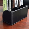 thumbnail image 6 of tooloflife PU Leather Office Desk Organiser 6 Compartments and 1 Pull Out Drawer Multifunctional Pen Holder Storage Box, 6 of 6